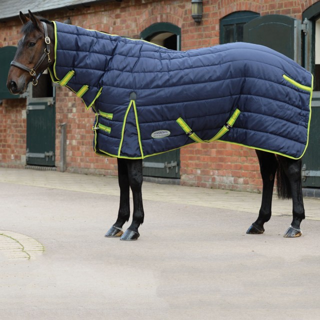 Weatherbeeta ComfiTec - PP Channel Quilt - Combo - Heavy (Navy/Lime)
