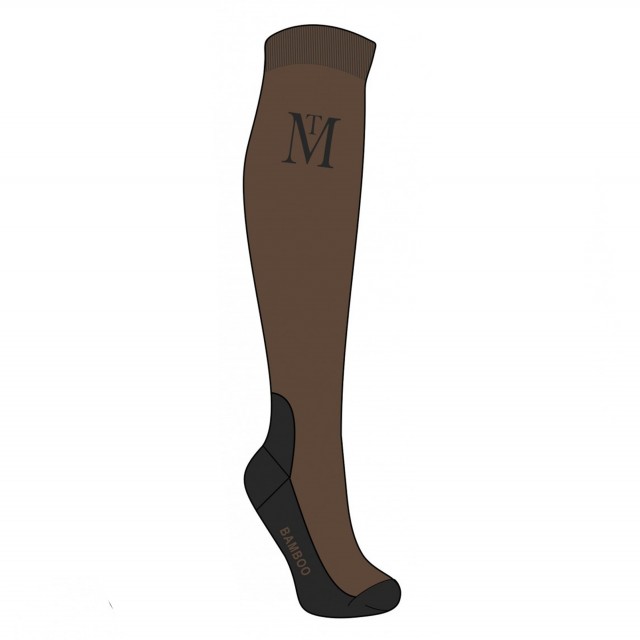 Mark Todd Competition Socks (Chocolate/Black)