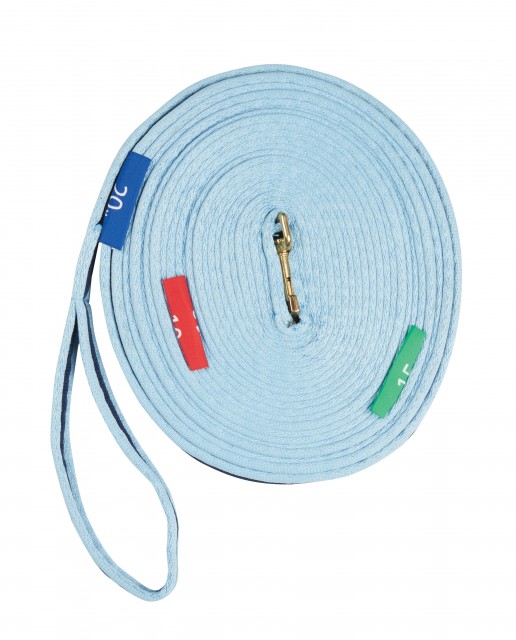 Kincade Two Tone Lunge Line With Circle Markers (Blue/Navy)