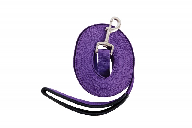 Kincade Equigrip Lunge Rein (Purple)