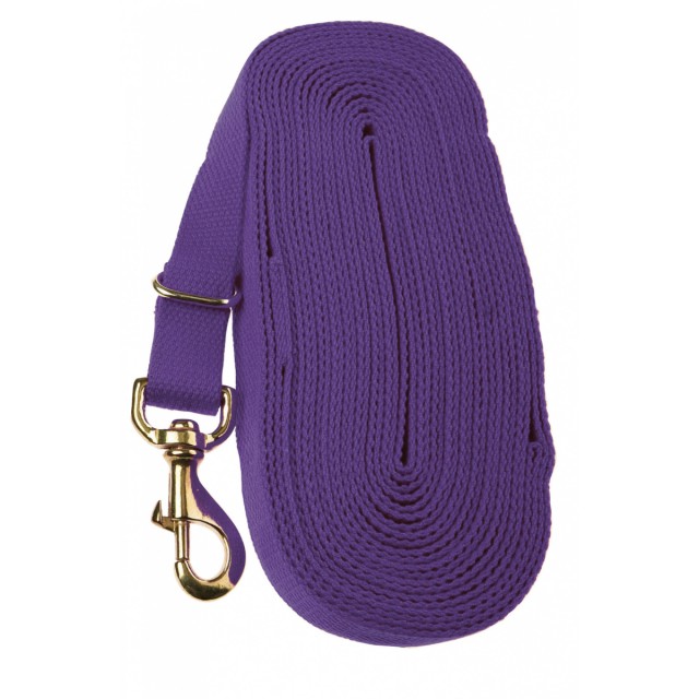 Kincade Cotton Lunge Rein (Purple)