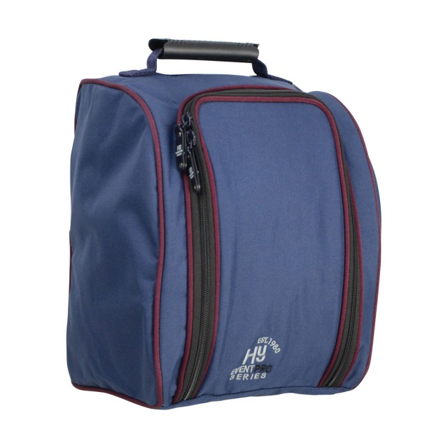 Hy Event Pro Series Helmet Bag (Navy/Burgundy)