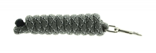 Hy Fleck Lead Rope (Black/Grey/White)