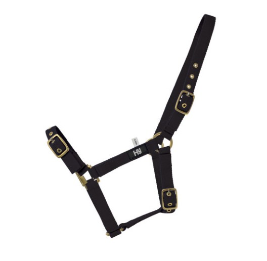 Hy Holly Fully Adjustable Head Collar (Black)