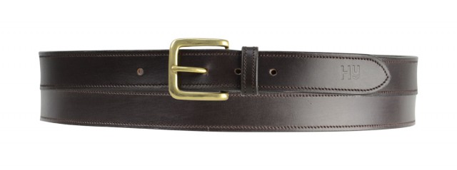 Hy Plain Leather Belt (Brown)