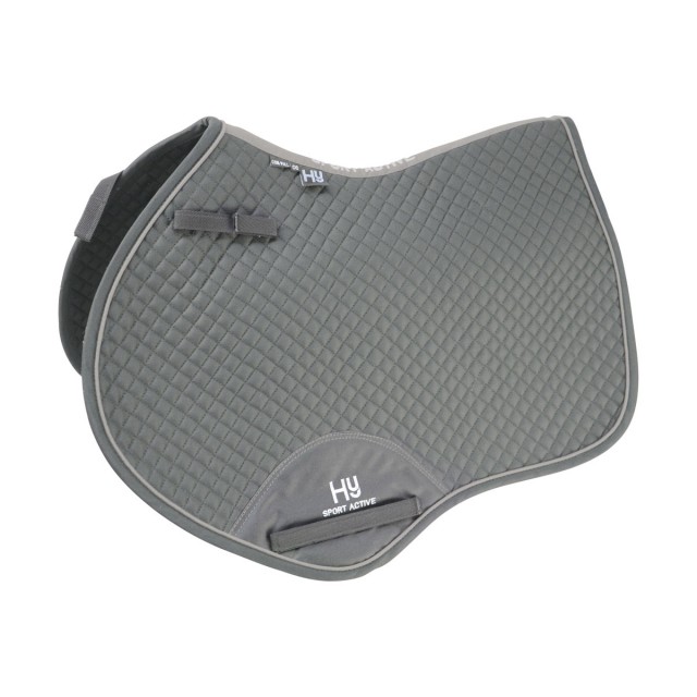 Hy Sport Active Close Contact Saddle Pad (Pencil Point Grey)