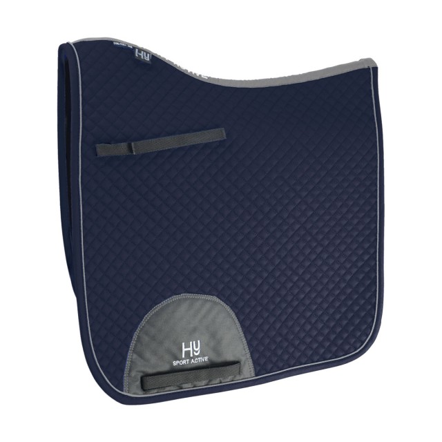 Hy Sport Active Dressage Saddle Pad (Midnight Navy)