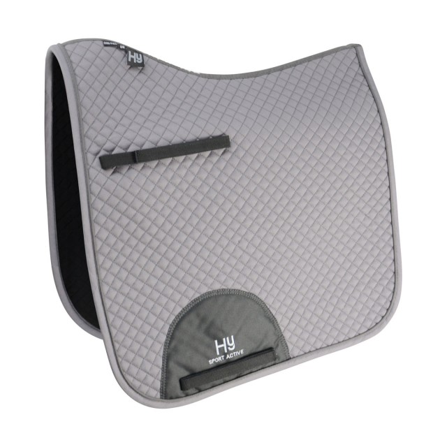 Hy Sport Active Dressage Saddle Pad (Pencil Point Grey)