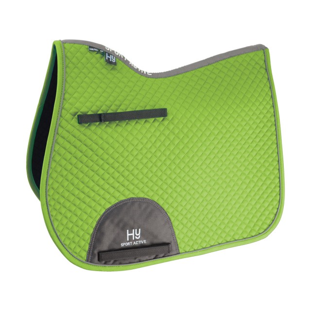 Hy Sport Active GP Saddle Pad (Lime Green)