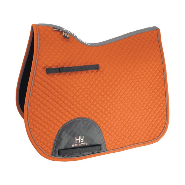 Hy Sport Active GP Saddle Pad (Terracotta Orange)
