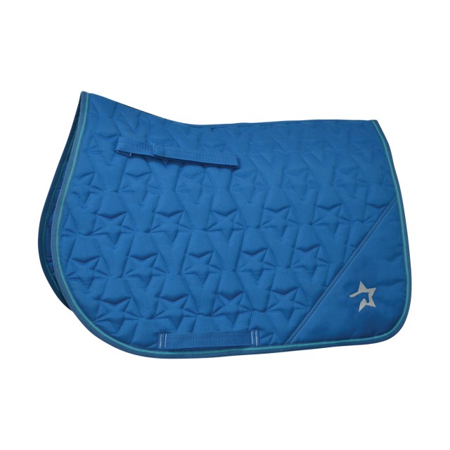 HySPEED Zeddy Saddle Pad (Cobalt Blue/Petrol Blue/Turquoise)