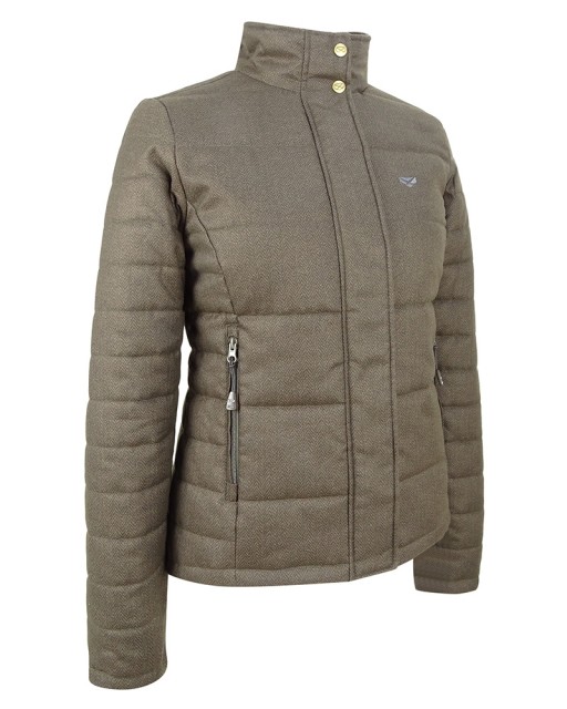 Hoggs of Fife Ladies Elgin Quilted Jacket (Green)