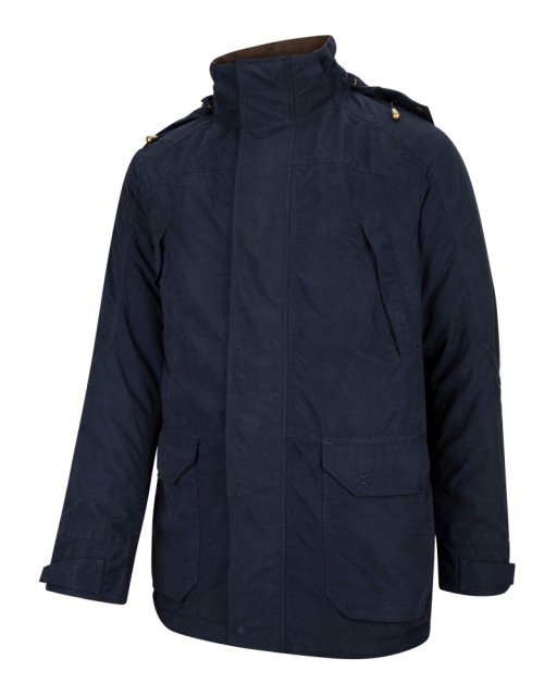 Hoggs of Fife Men's Argyll Waterproof Parka (Navy)