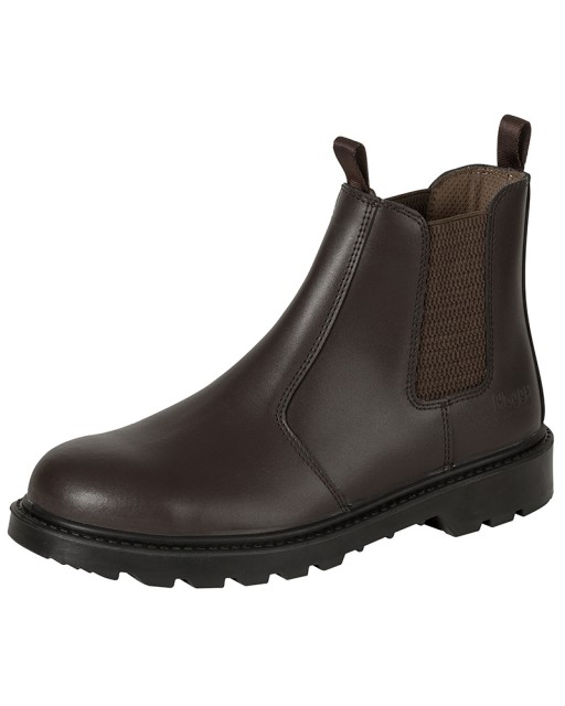 Hoggs of Fife Men's Classic D3 Dealer Safety Boots (Dark Brown)