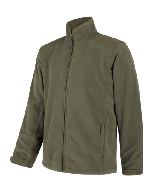 Hoggs of Fife Men's Countryman Light-weight Fleece Jacket (Olive Green)