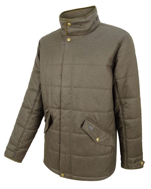 Hoggs of Fife Men's Elgin Quilted Jacket (Green)
