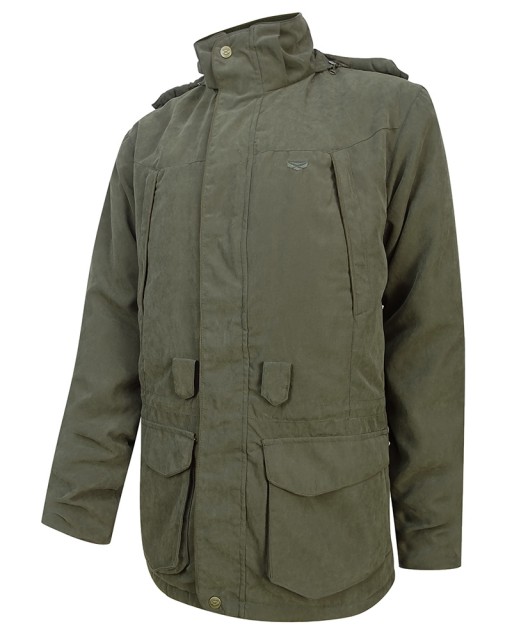 Hoggs of Fife Men's Glenmore Lightweight Shooting Jacket (Dark Olive)