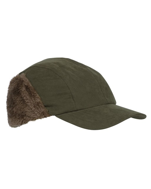 Hoggs of Fife Men's Glenmore Waterproof Hunting Cap (Dark Olive)