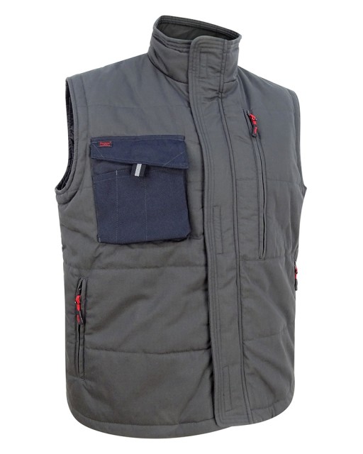 Hoggs of Fife Men's Granite Active Ripstop Gilet (Charcoal/Black)