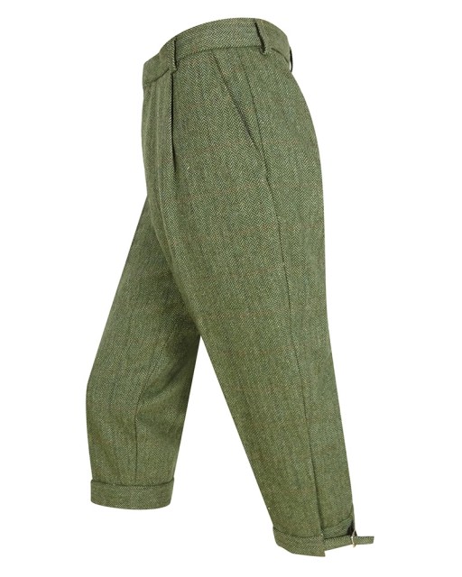 Hoggs of Fife Men's Helmsdale Tweed Breeks (Green)