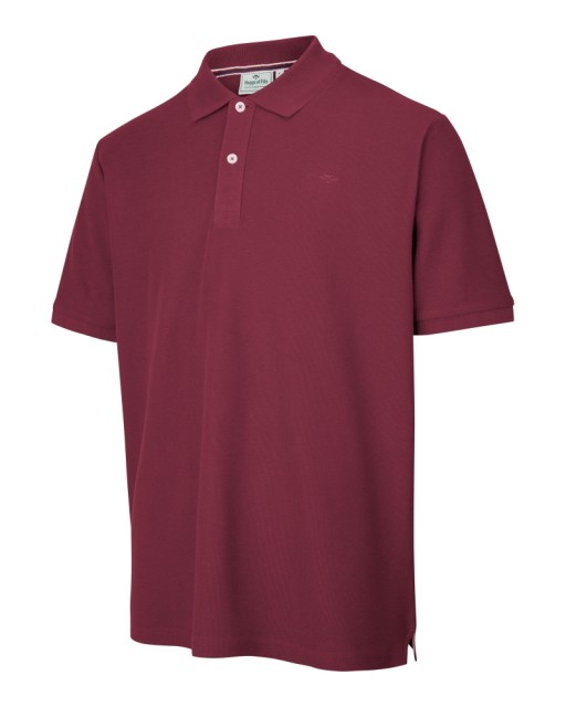 Hoggs of Fife Men's Largs Cotton Polo Shirt (Bordeaux)