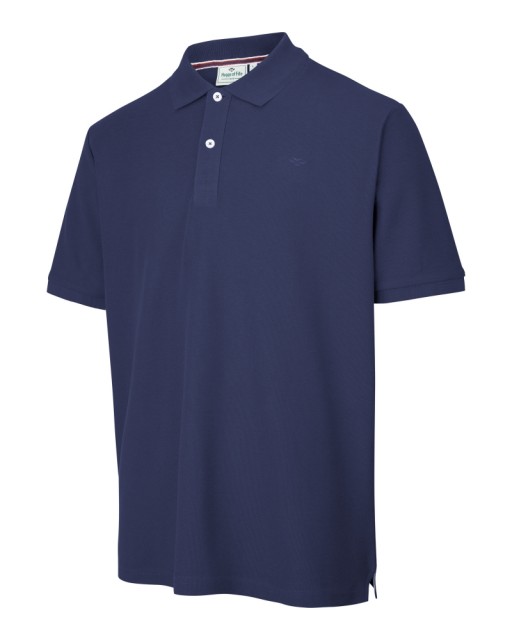 Hoggs of Fife Men's Largs Cotton Polo Shirt (Navy)