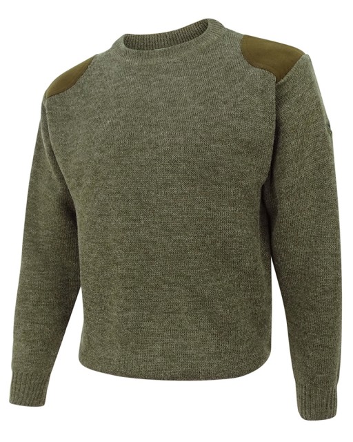 Hoggs of Fife Men's Melrose Hunting Pullover (Soft Marled Green)