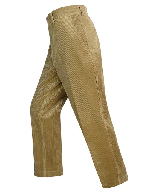 Hoggs of Fife Men's Mid-weight Cord Trousers (Beige)