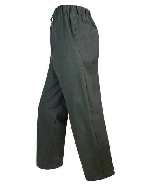 Hoggs of Fife Men's Waxed Overtrousers (Olive)