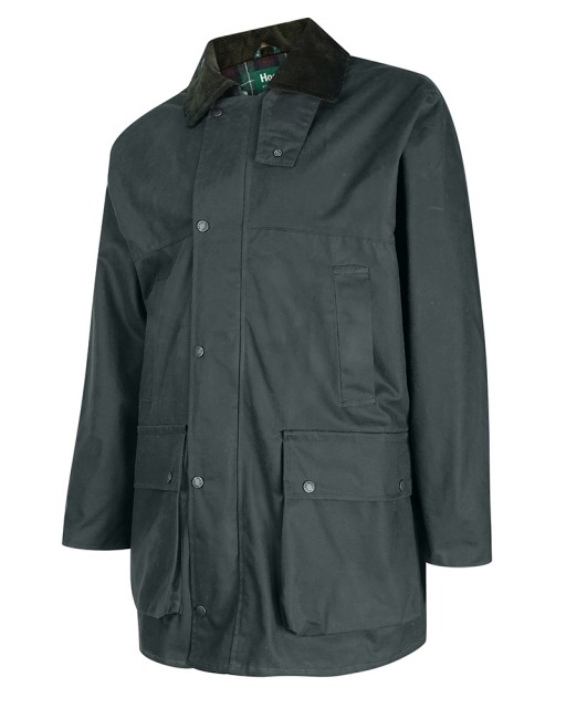 Hoggs of Fife Men's Woodsman Waxed Jacket (Olive)