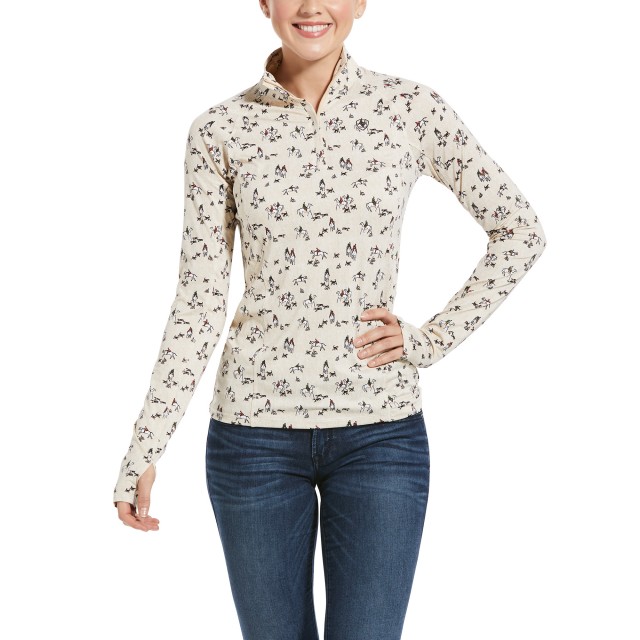 Ariat Women's Lowell 2.0 1/4 Zip (Hunt Print)