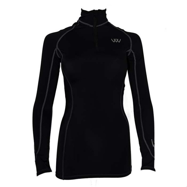 Woof Wear Ladies Performance Riding Shirt (Black)