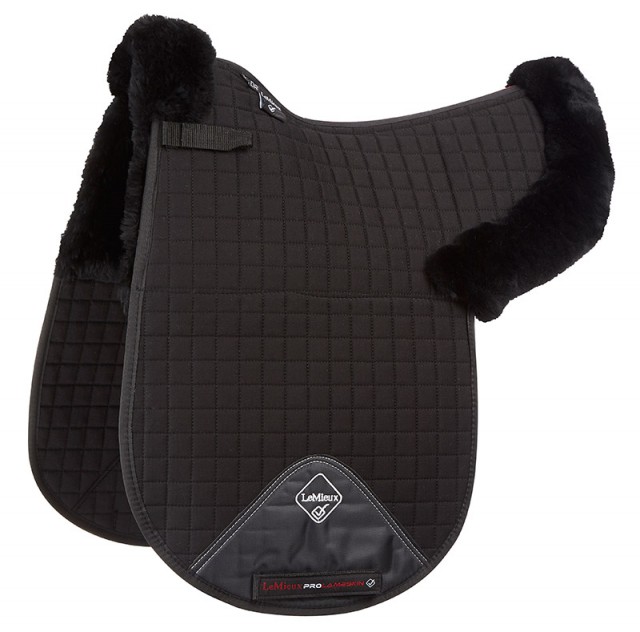 LeMieux Dressage Numnah Half Lined (Black)