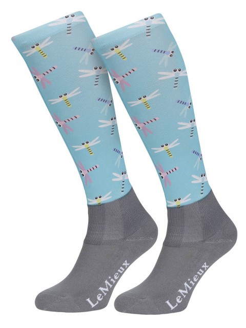 LeMieux Adults Footsie Sock (Dragonfly)