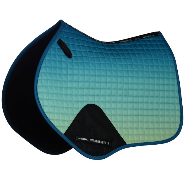 Weatherbeeta Prime Ombre Jump Shaped Saddle Pad (Oceans Reef)