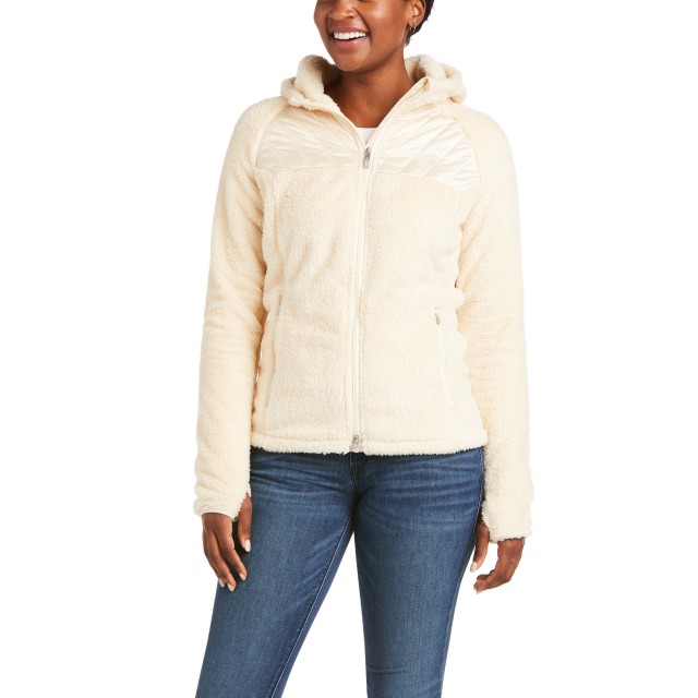 Ariat Women's Coalesce Hoodie Full Zip (Raw Canvas)