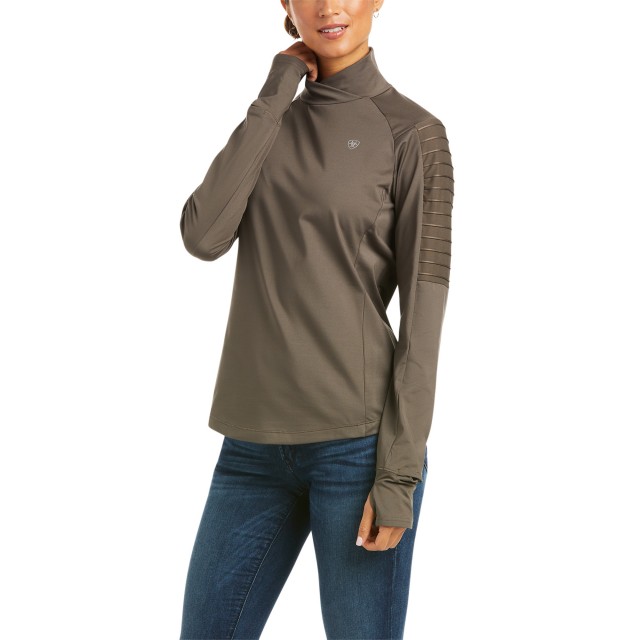 Ariat Women's Facet Long Sleeve Baselayer (Banyan Bark)