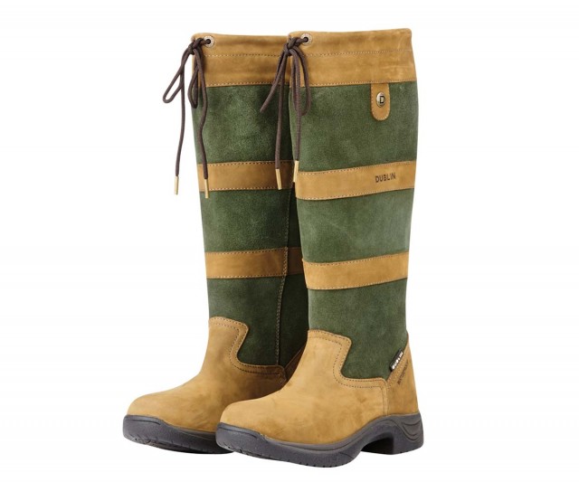 Dublin River Boots III (Dark Brown/Green)