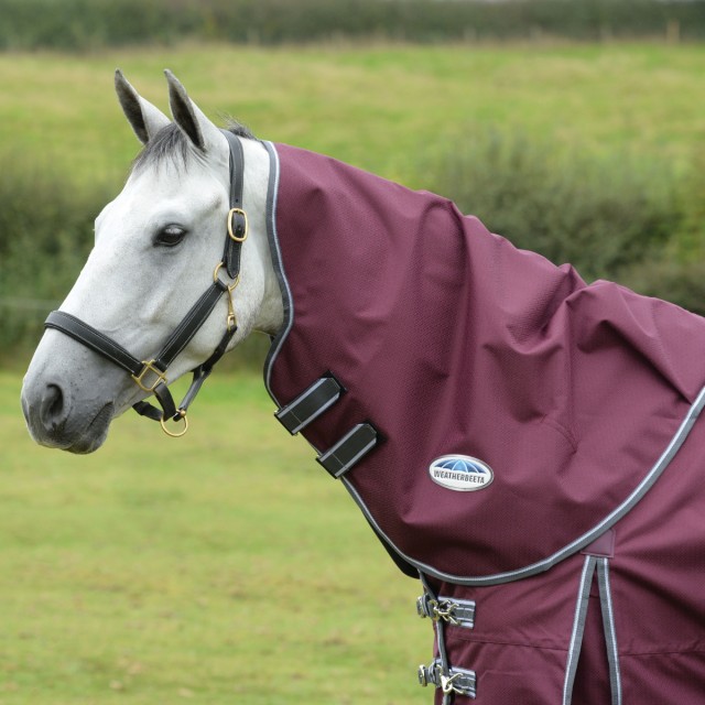 Weatherbeeta ComfiTec - Plus Dynamic II Turnout - Neck Cover - Med/Lite (Maroon)