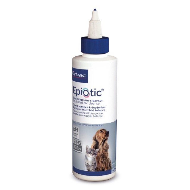 Virbac Epiotic Ear Cleaner for Cats and Dogs