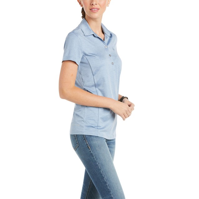 Ariat Women's Talent SS Polo (Blue Yonder)