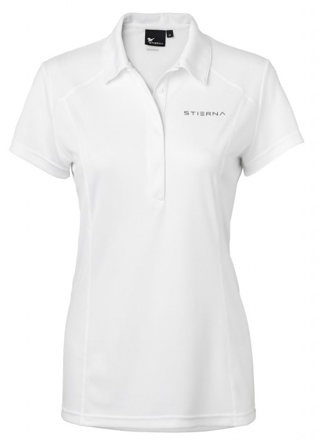 Stierna Ladies Halo Short Sleeve Polo (White)