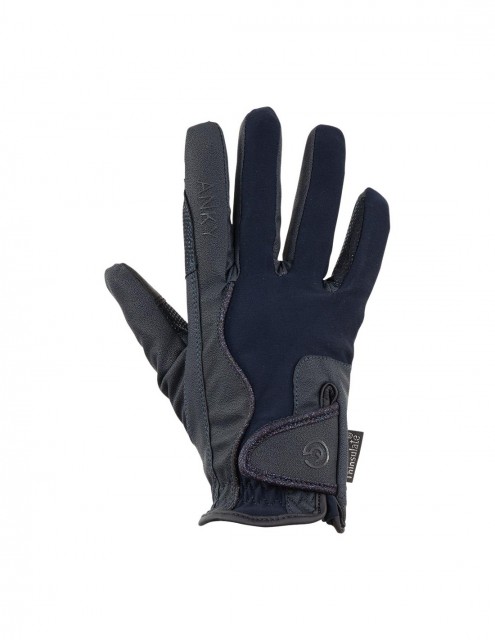 ANKY Technical Fleece Lined Riding Gloves (Navy)