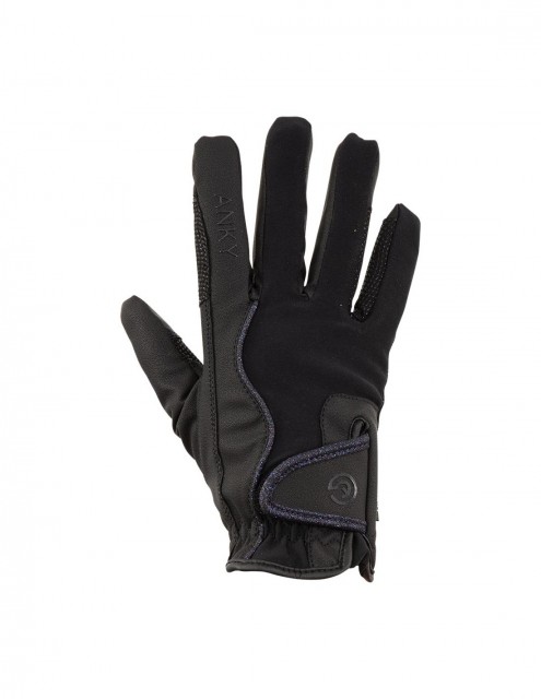 ANKY Technical Fleece Lined Riding Gloves (Black)