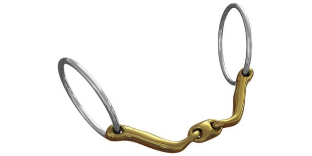 Neue Schule Verbindend Loose Ring Snaffle (12mm Mouthpiece/70mm Ring)