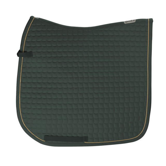 Eskadron Basics Dressage Saddlepad (Green/Gold)