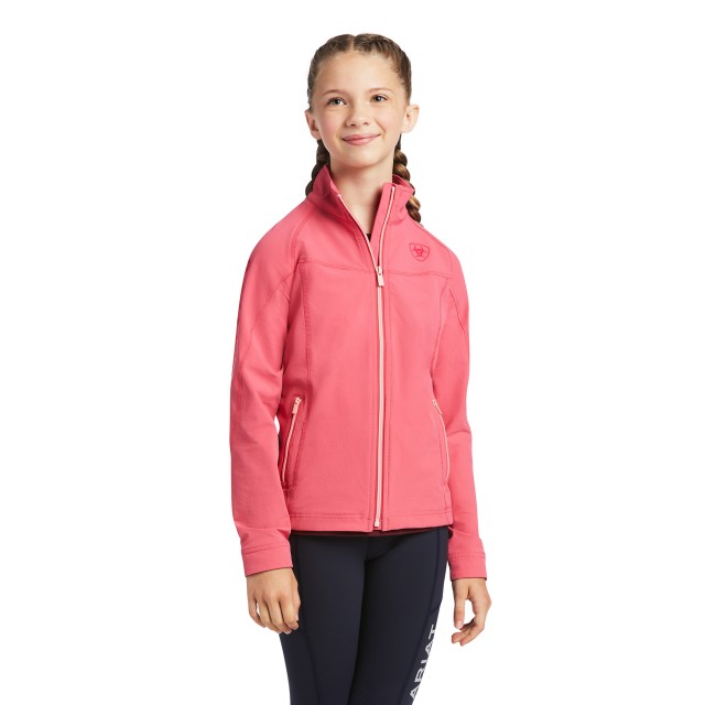 Ariat Youth's Agile Softshell Jacket (Party Punch)