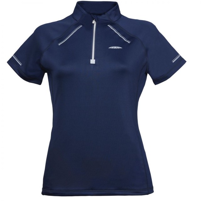 Weatherbeeta Ladies Victoria Premium Short Sleeve Top (Navy)