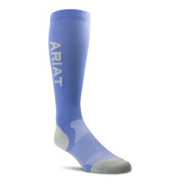 Ariat Tek Performance Socks (R Blue/ H Grey)