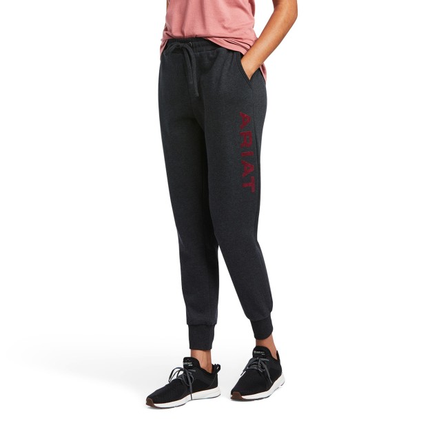 Ariat Women's Real Jogger Sweatpant (Heather Charcoal)